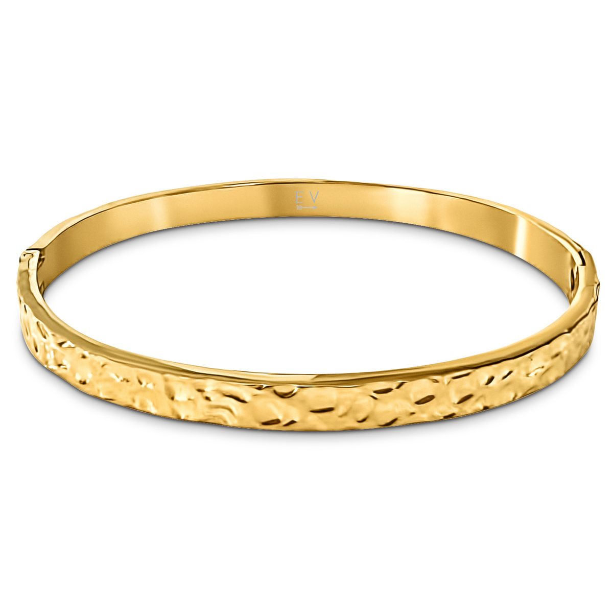 Maribel Hammered Bangle Bracelet