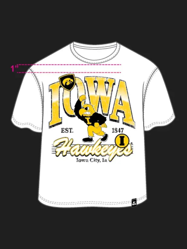 Hawkeye Cropped Band Tee