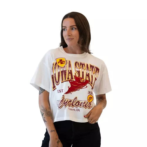 ISU Cropped Band Tee