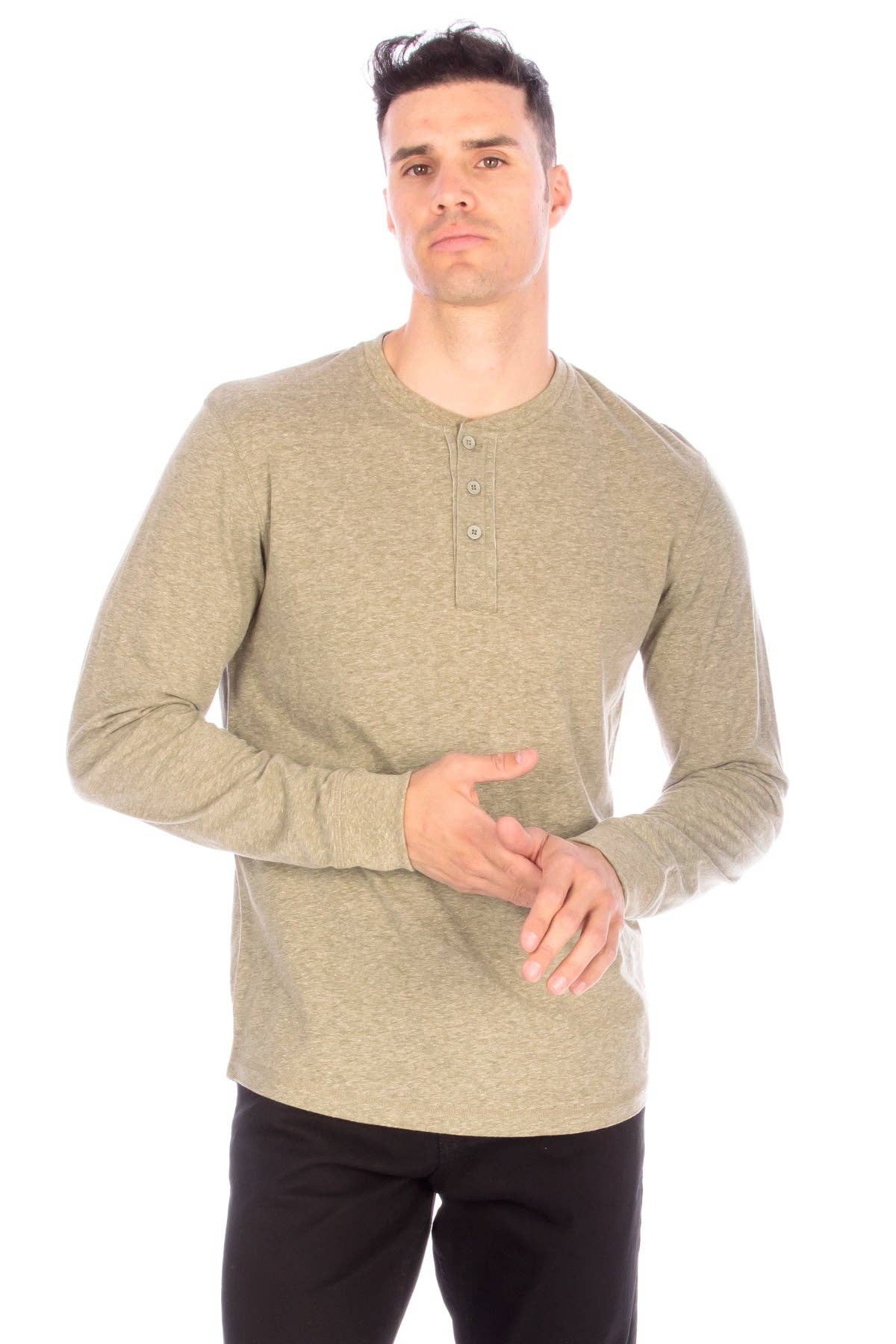 Long Sleeve Henley T-Shirt