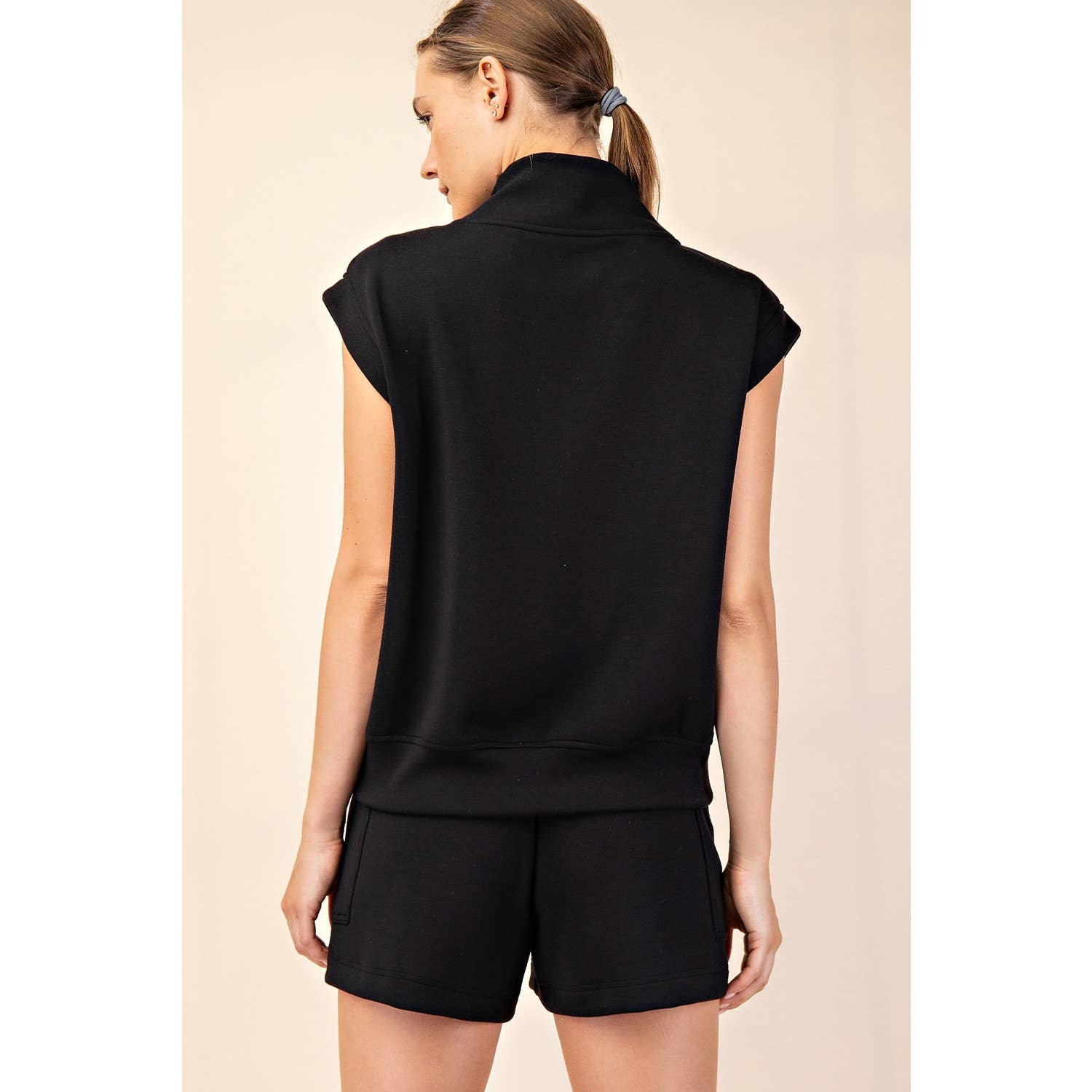 Modal Scuba Luxe V-Neck Sleeveless Top