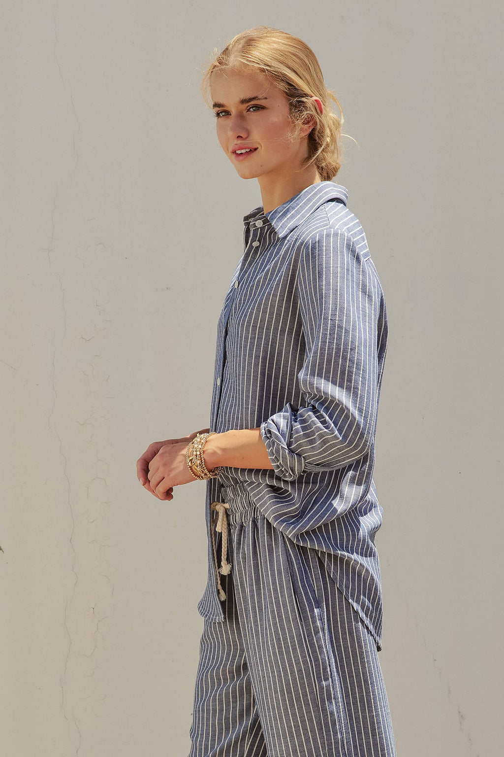 Linen LS Button-Down