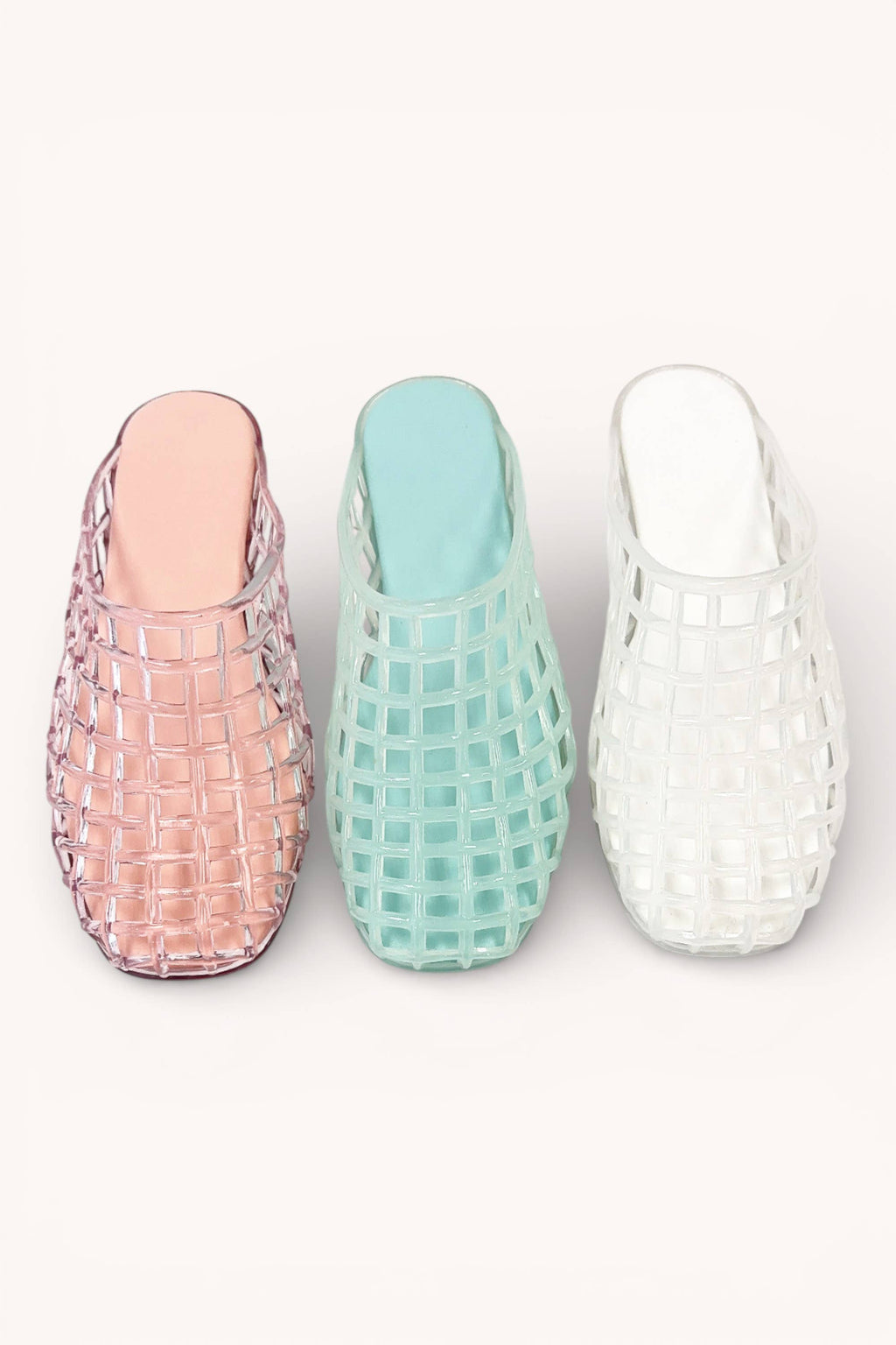 Woven Jelly Mule Slide