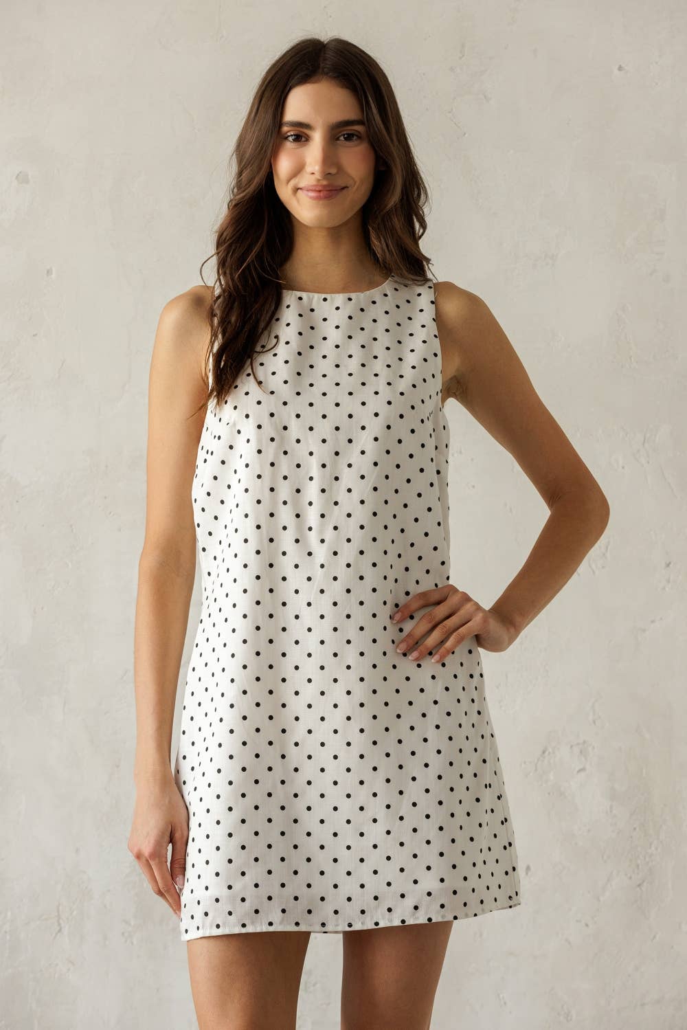 Polka Dot Mini Dress