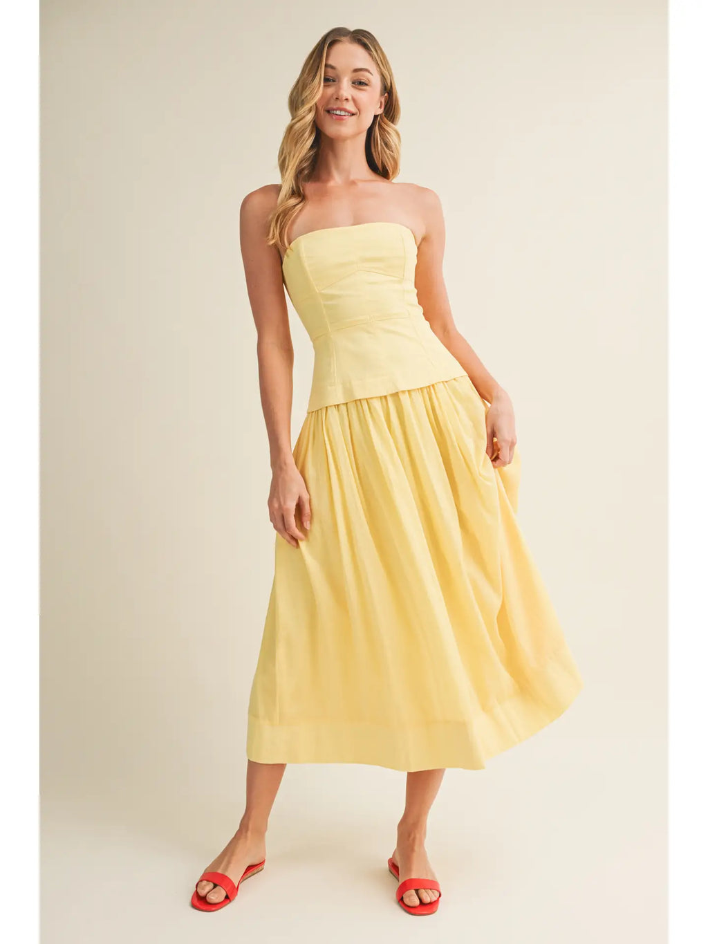 Canary Strapless Dress