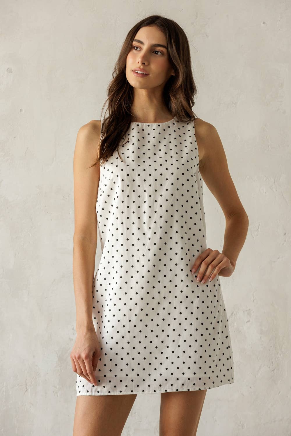 Polka Dot Mini Dress