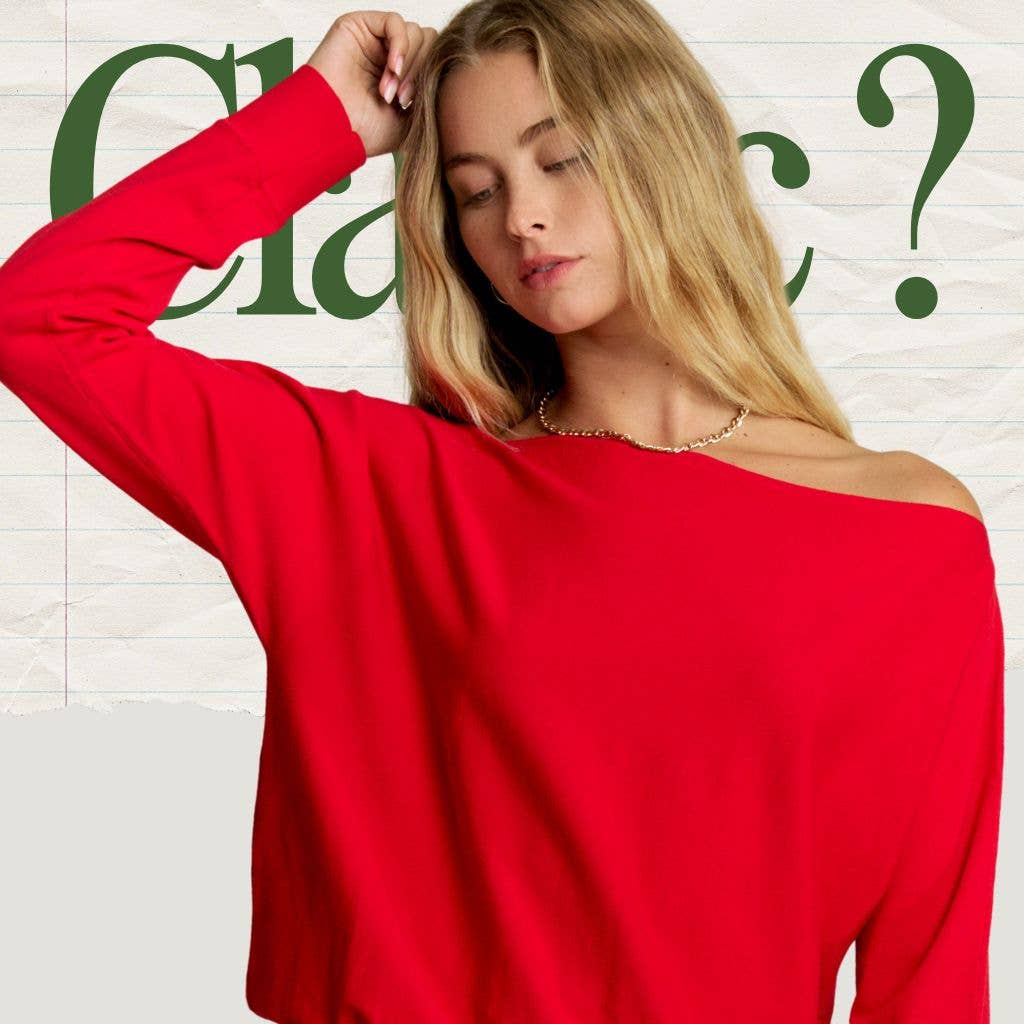 Boat Neck Top