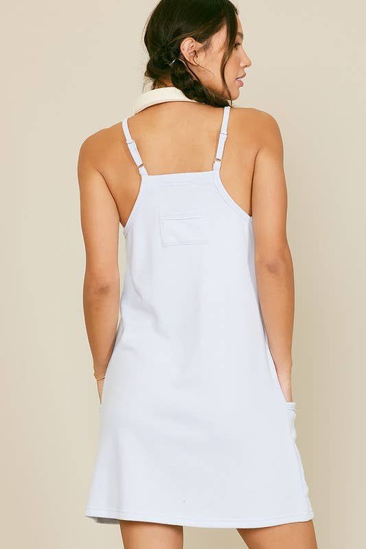 Cotton Terry Mini Dress