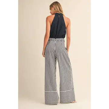 Striped Pant Jumpsuit