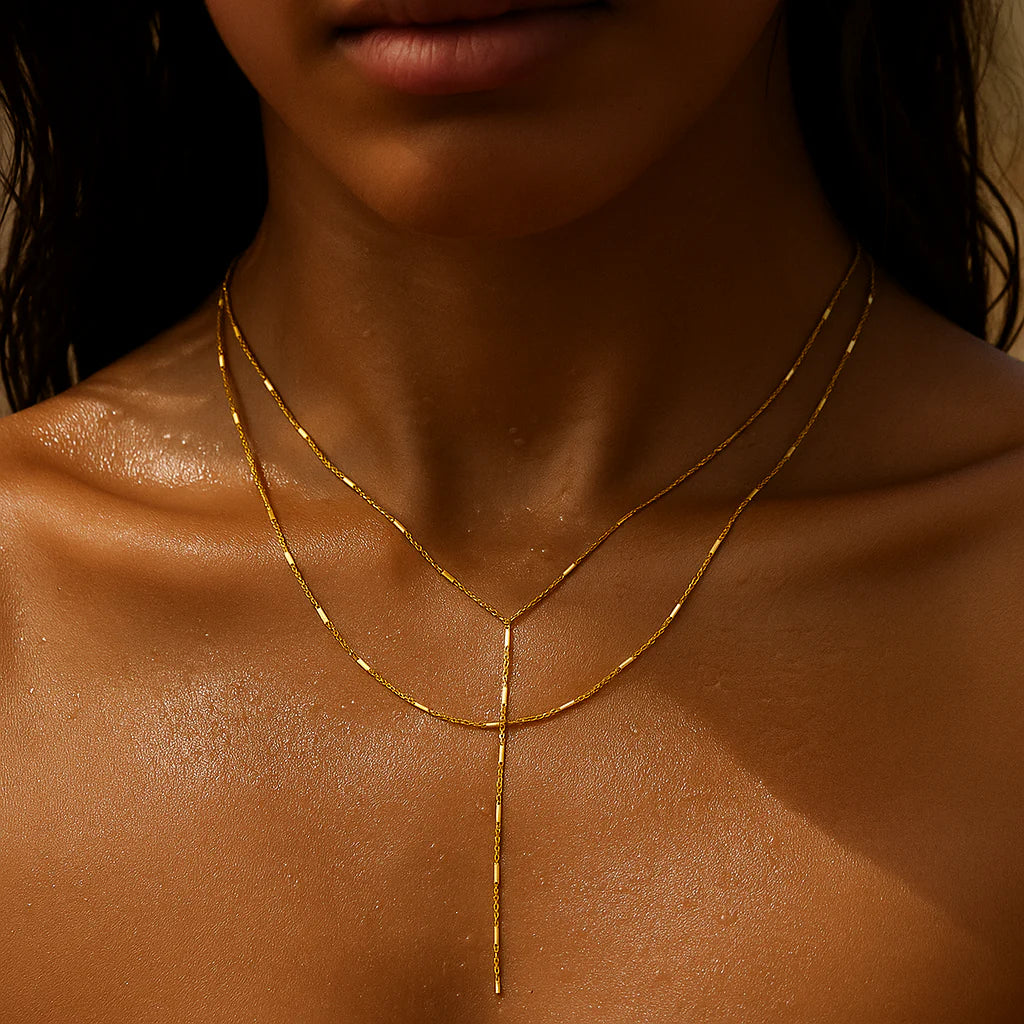 Camilla Dainty Lariat Chain Necklace