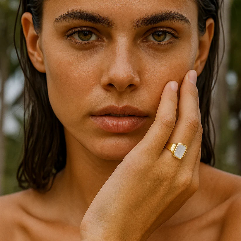 Twila Mother of Pearl Ring