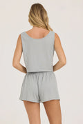 Slub KnitTextured Shorts