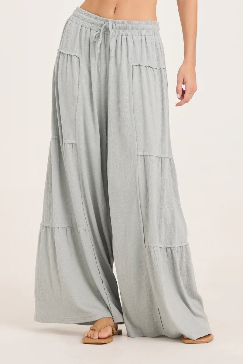 Textured Slub Knit Pant