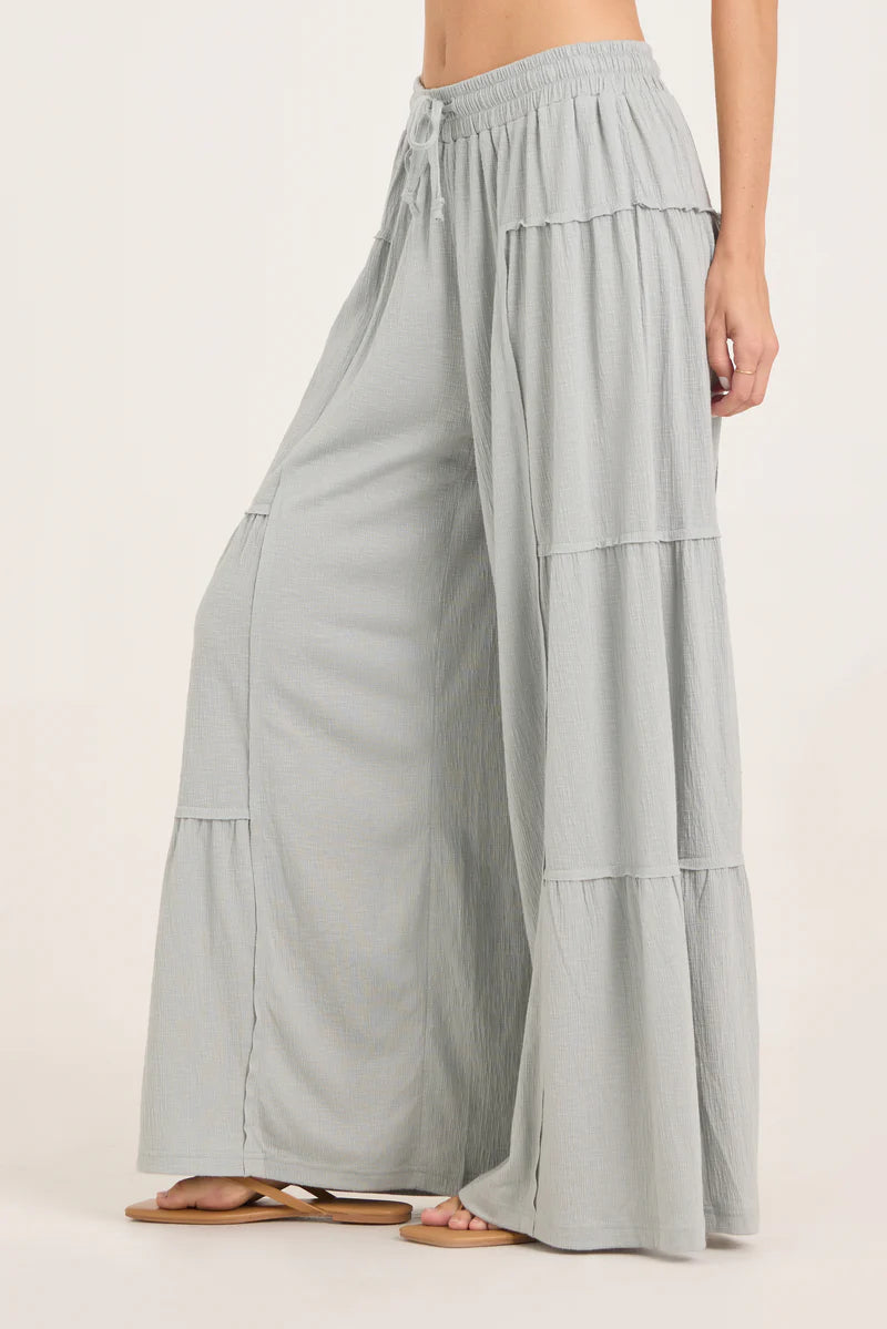 Textured Slub Knit Pant