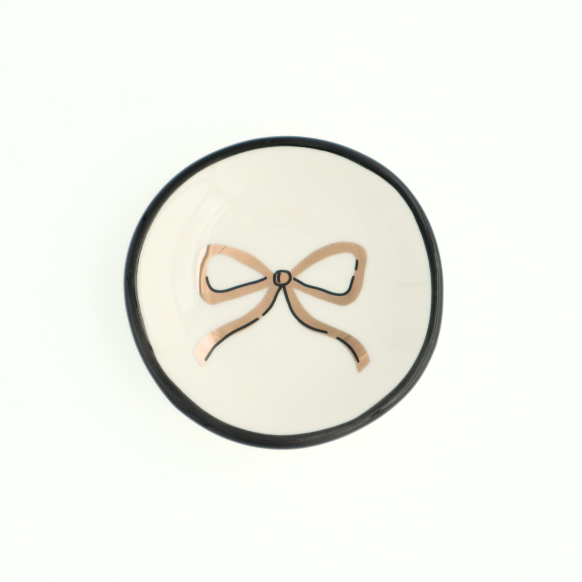 Ring Dish Gold Bow