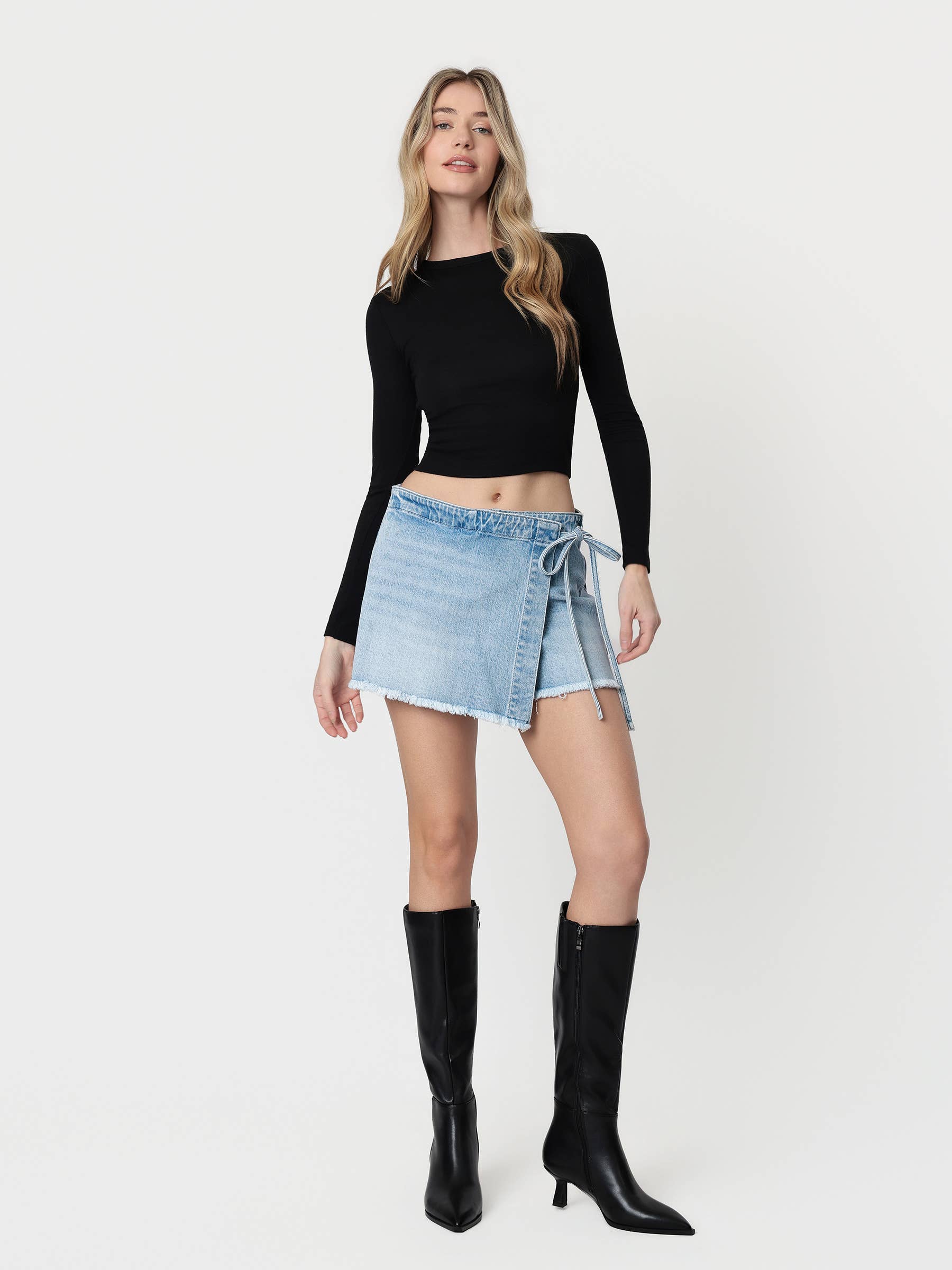 Wrap Tie Skort