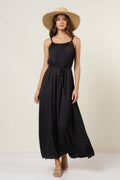 Braided Neckline Maxi Dress