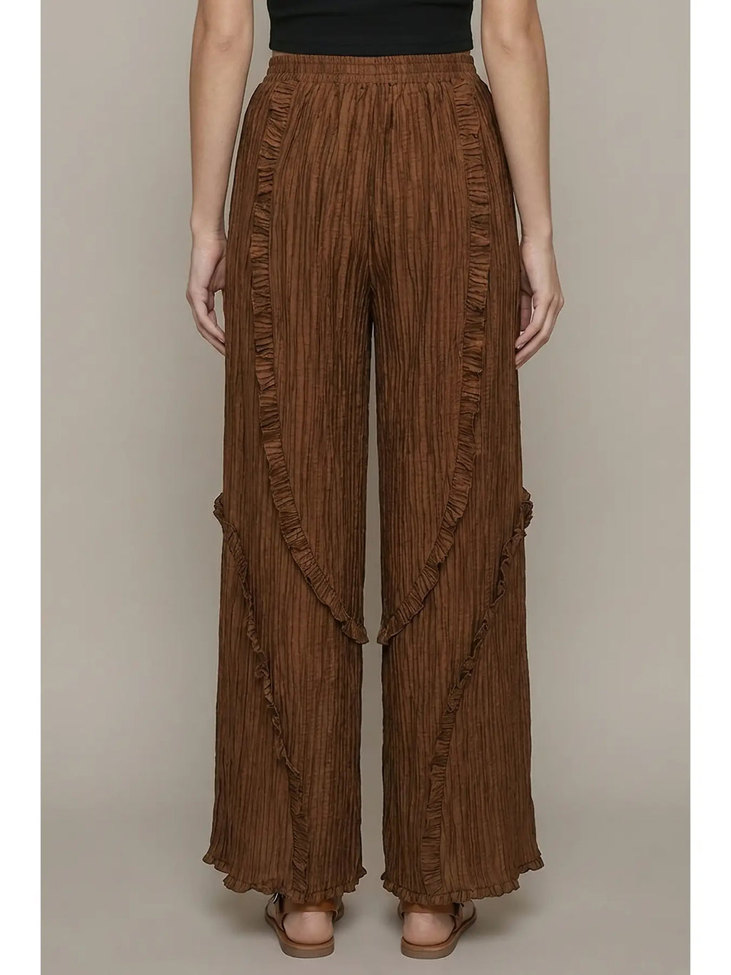 Ruffle Palazzo Pant