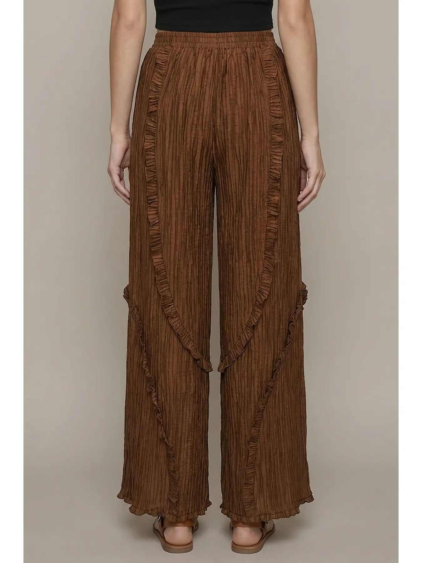 Ruffle Palazzo Pant