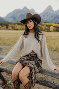 Raglan Knit Pullover in Cozy