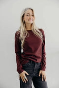 Pointelle Long Sleeve Tee