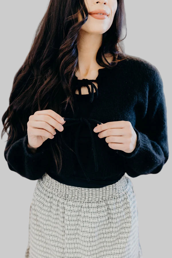 Bow Front Cardigan