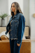Distressed Denim Jacket