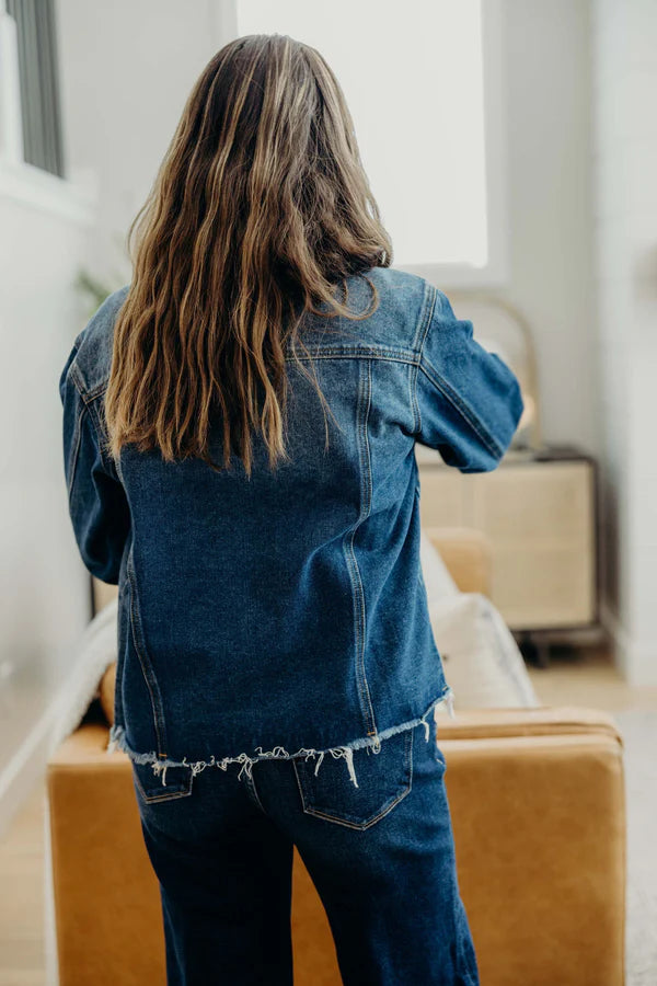 Distressed Denim Jacket