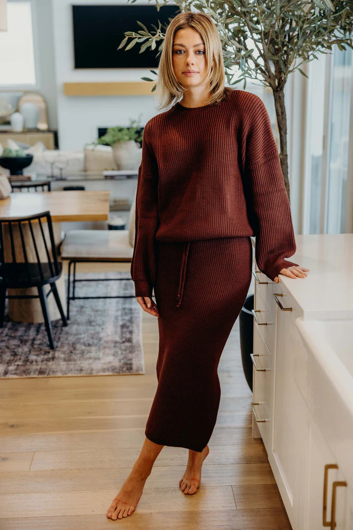 Midi Sweater Skirt