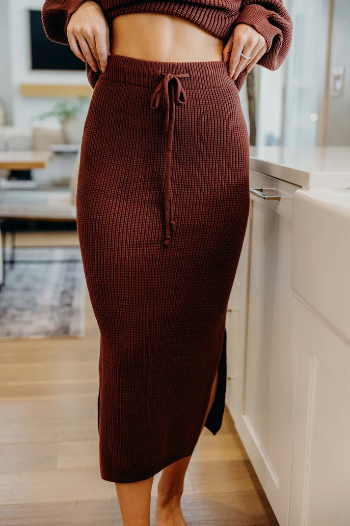 Midi Sweater Skirt