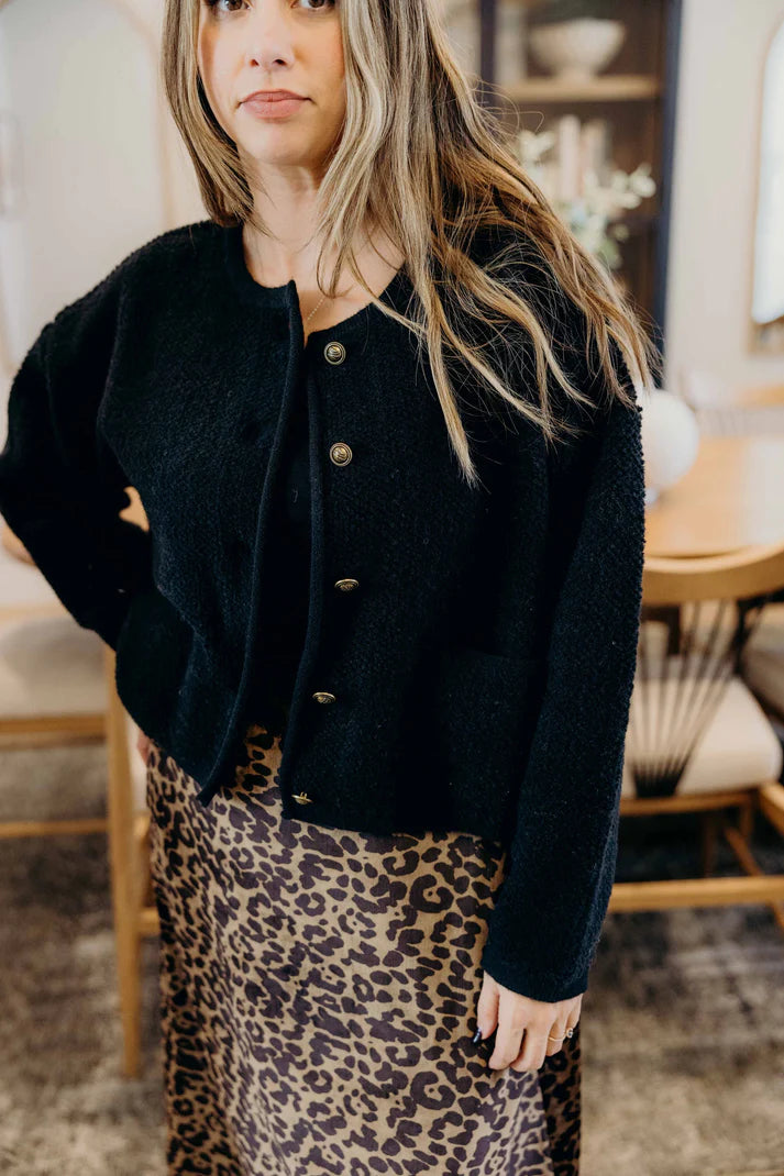 Button Front Cardigan