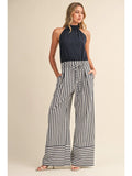 Striped Pant Jumpsuit