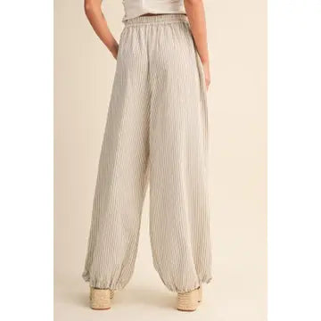Striped Balloon Pants