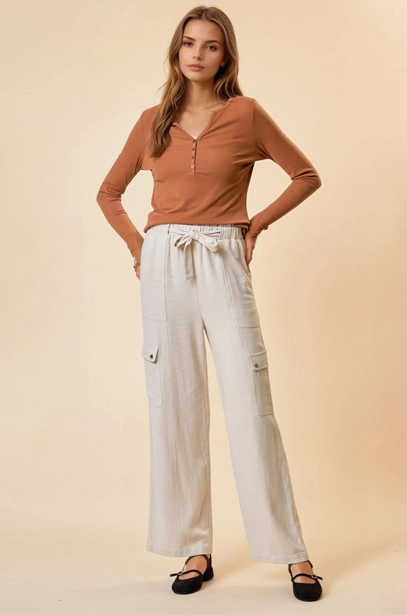 Henley Knit Top