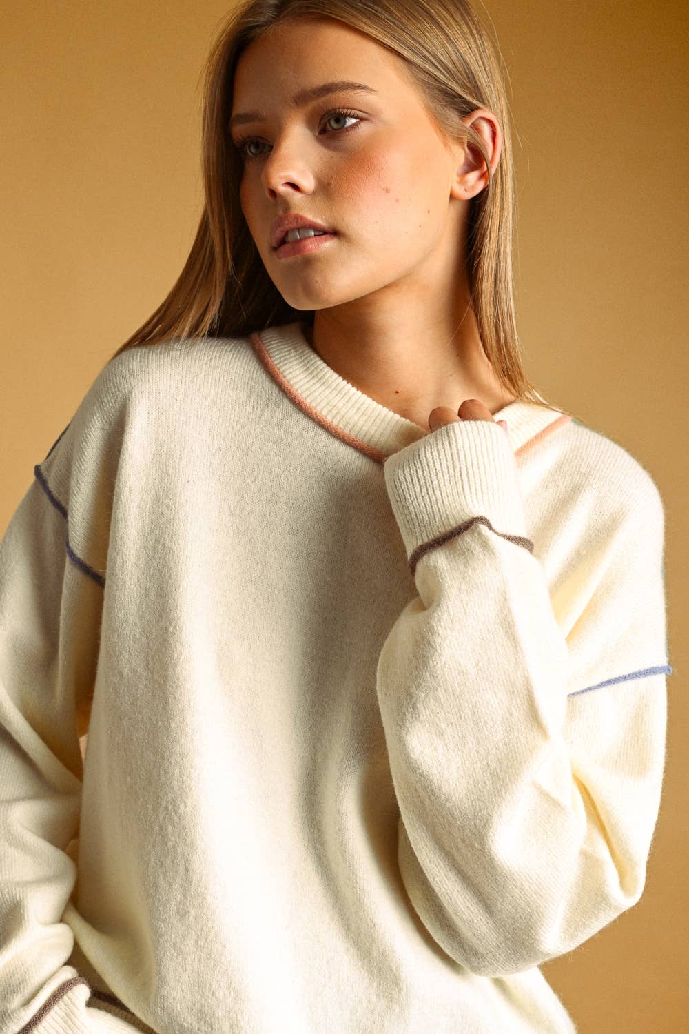 Color Contrast Sweater