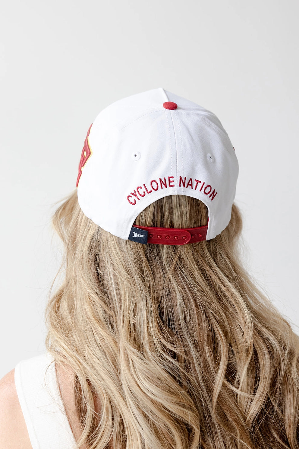 Iowa State White/Crimson Hat