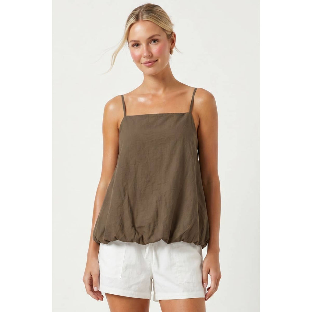 Cami With Bubble Hem