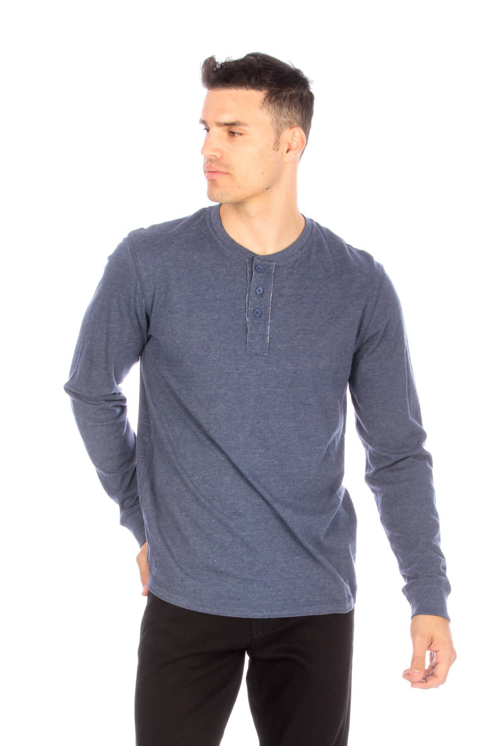 Long Sleeve Henley T-Shirt