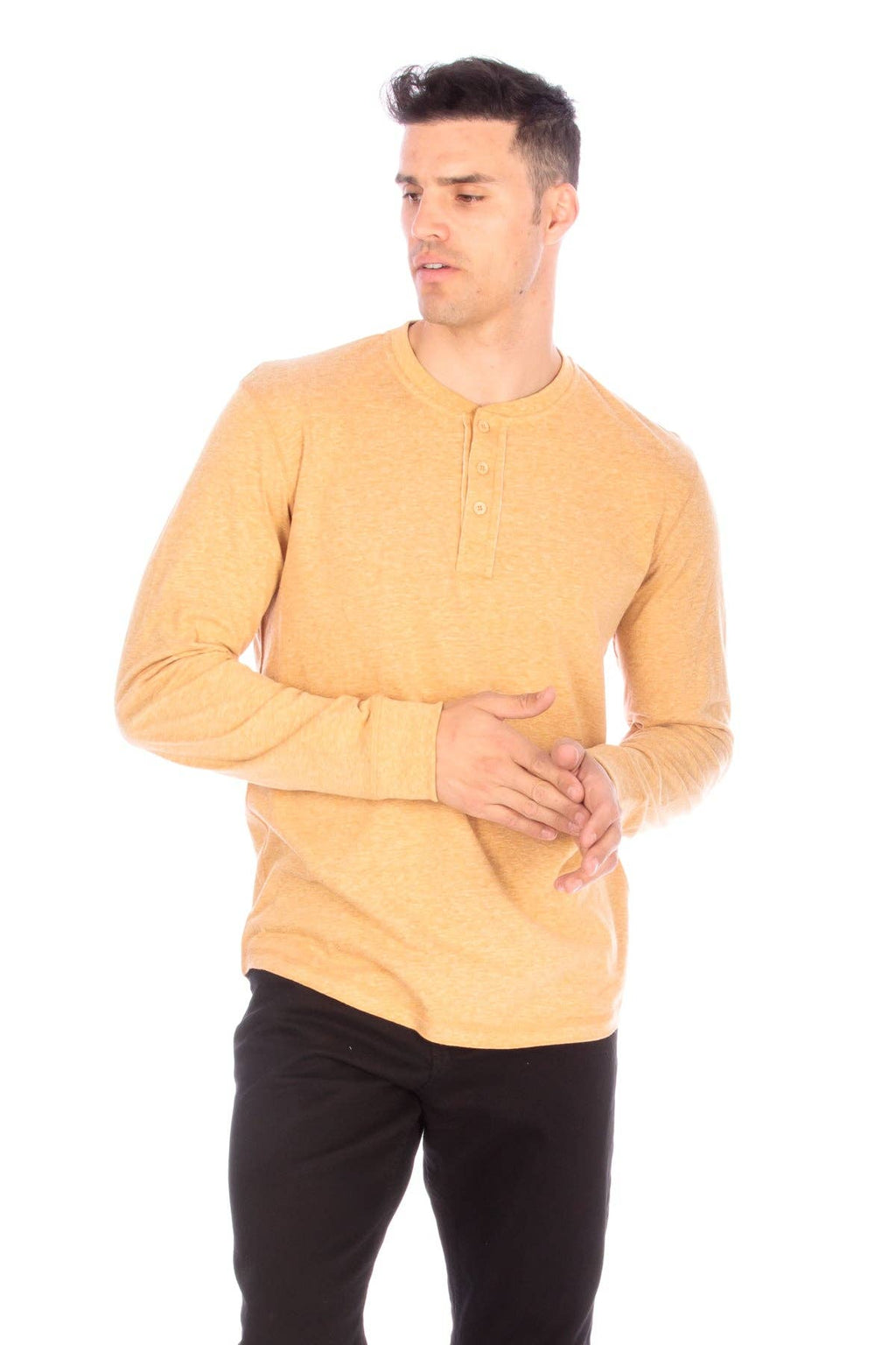 Long Sleeve Henley T-Shirt
