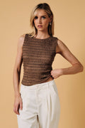 Boat Neck Ruched