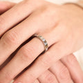 Silver Tennis Ring Band