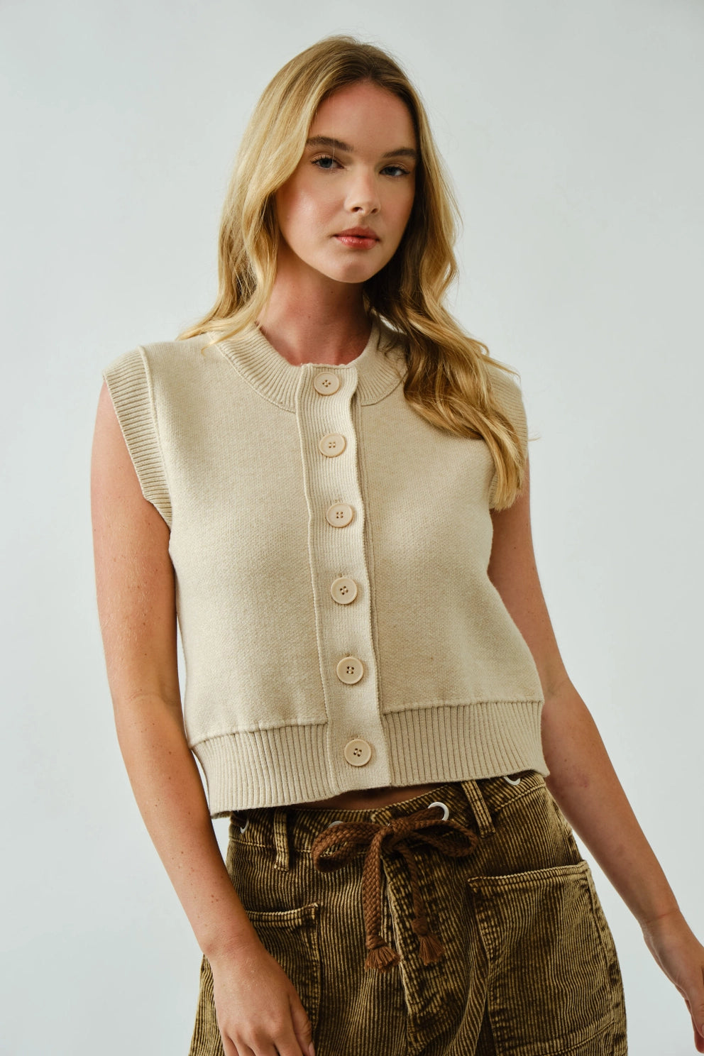 Super Soft Basic Vest Cardigan