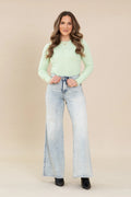 Judy Blue Tummy Control Retro Wide Jeans