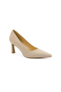 Pointed-Toe Mid-Heel Pumps
