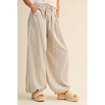 Striped Balloon Pants