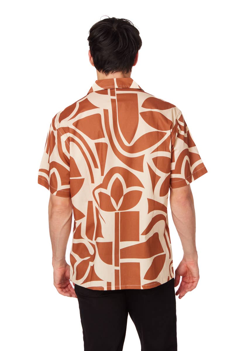 Mens Camp Collar Shirt