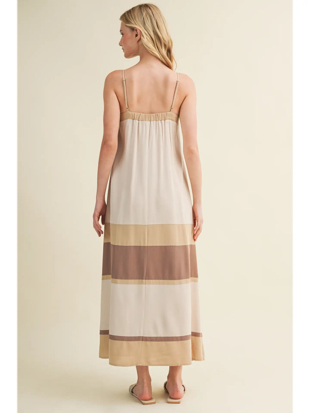 Color Block Cami Dress