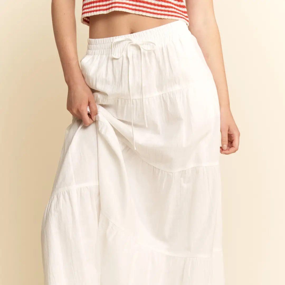 Linen Maxi Skirt