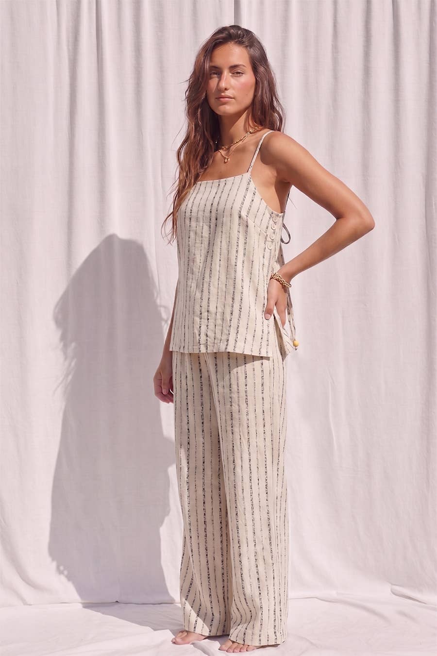 Striped Top/Pant Set