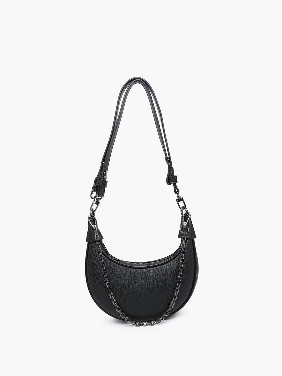 Zora Moon Shoulder Bag w/ Chain
